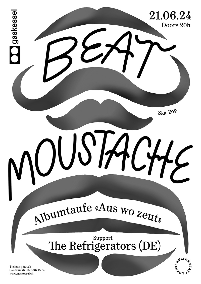 Beat Moustache: EP-Taufe "Aues wo zeut" / The Refrigerators (DE)