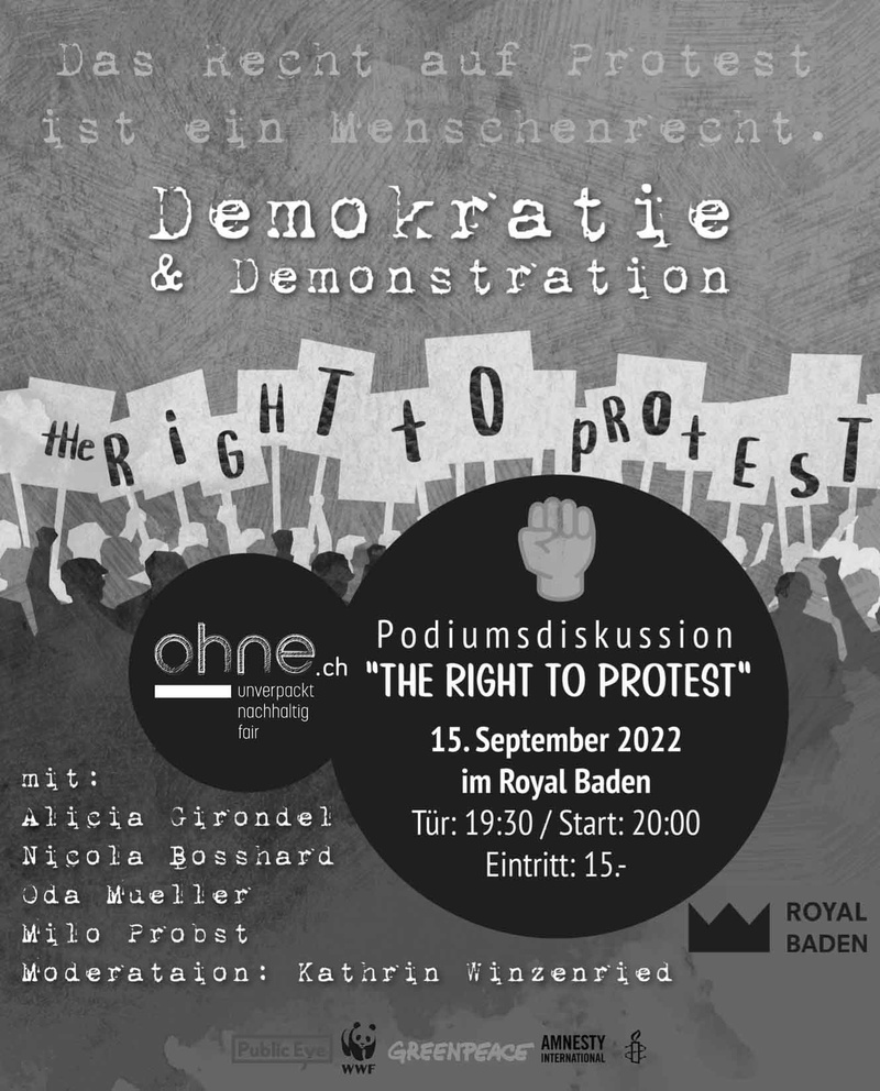 PODIUM: THE RIGHT TO PROTEST