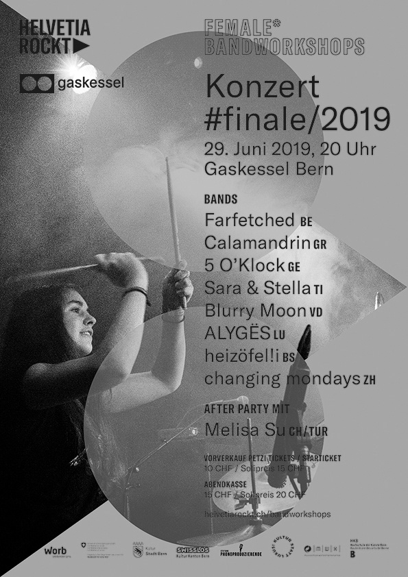 Helvetiarockt: Female* Bandworkshops Konzert #finale