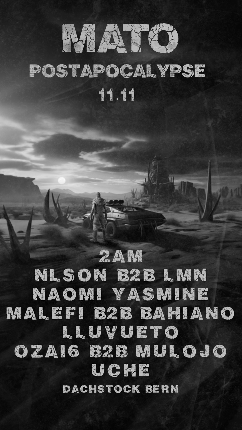 Mato Postapocalypse: 2AM, Naomi Yasmine, Lluveto, NLSON, Malefi, Bahiano, Mulojoc, Ozai6, Uche, LMN, MC Troy