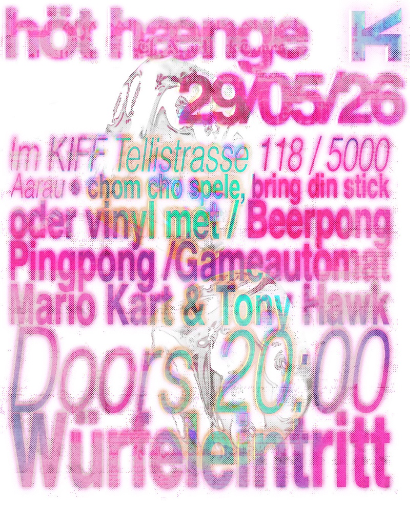 Höt Hænge – Open Decks, Ping Pong, Mario Kart, Games, Skaten