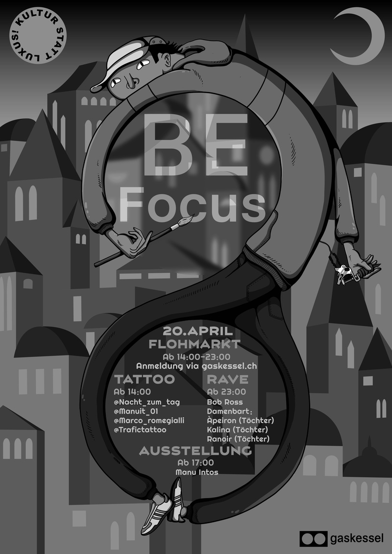 BE Focus Afterparty w/ Damenbart & Bob Ross I Gaskessel Bern