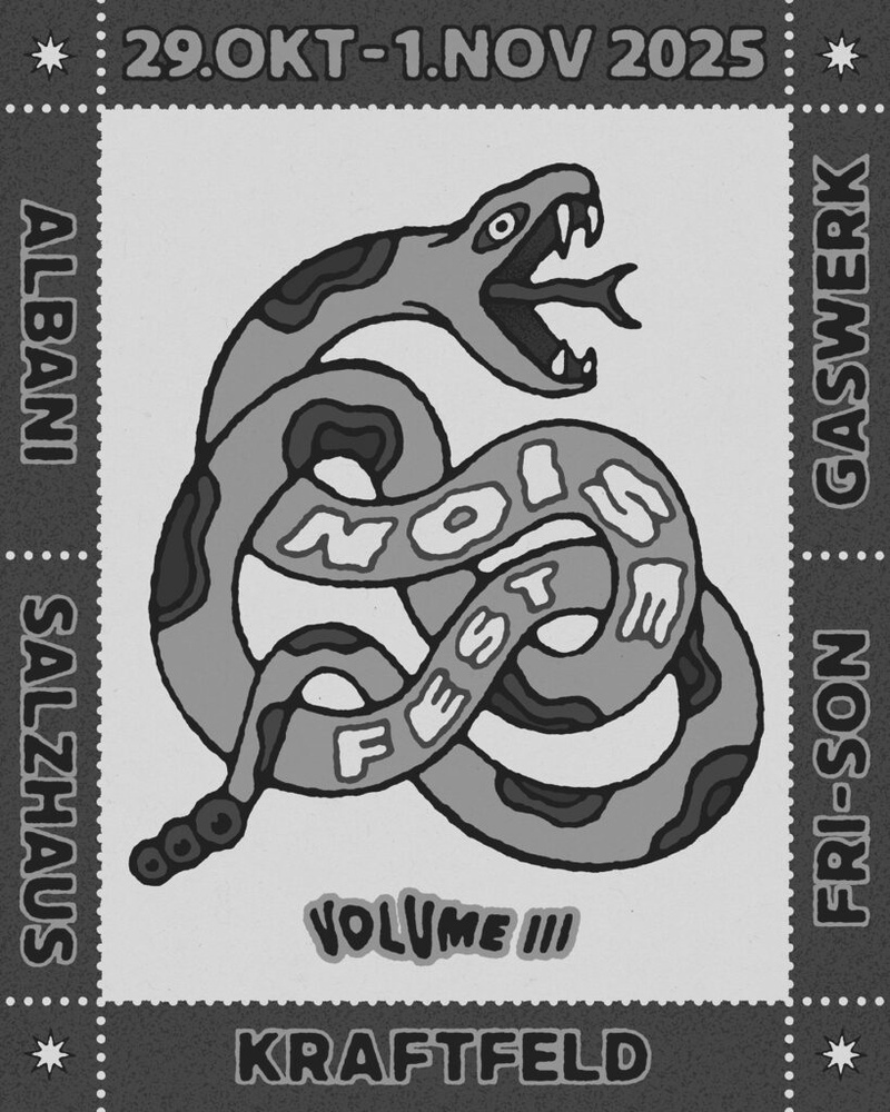 NOISE FEST VOL III:  SUCK (DE) // AUTOBAHNS (CH/DE) // DARIUS (CH) // VAGUE VISIONS (CH)