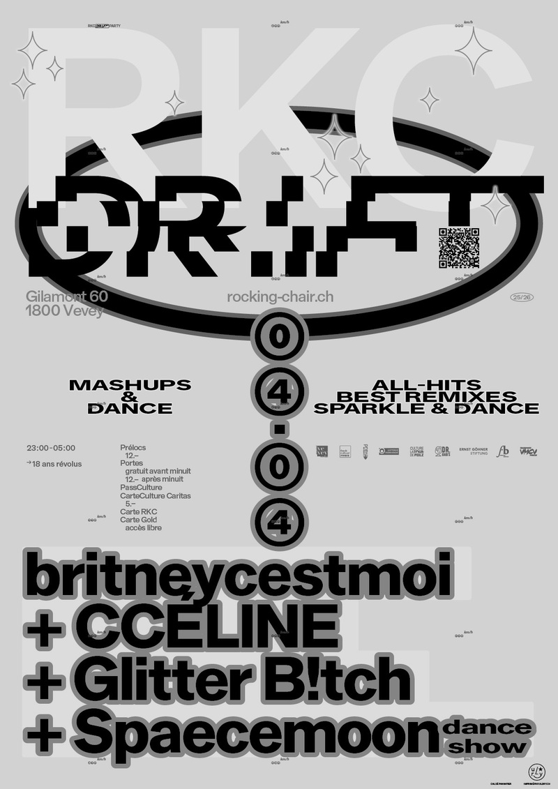 DRIFT ‘mashups & dance’ : britneycestmoi + CCÉLINE + Glitter B!tch + Spaecemoon (dance show) (CH)