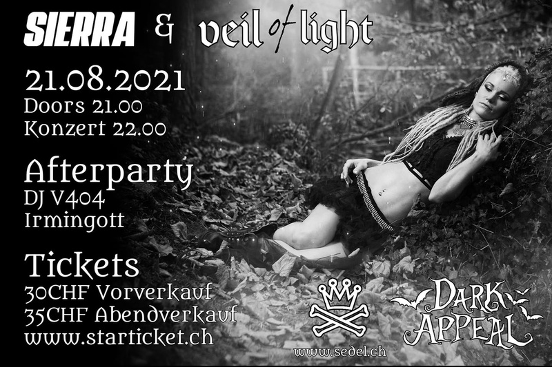 Darkappeal präsentiert Live: Sierra & Veil of Light