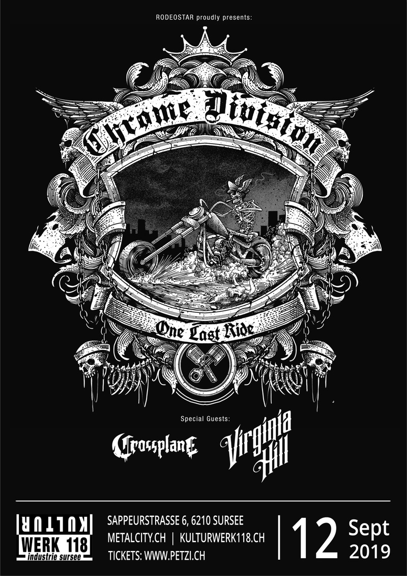 Chrome Division - One Last Ride Tour - Kulturwerk 118