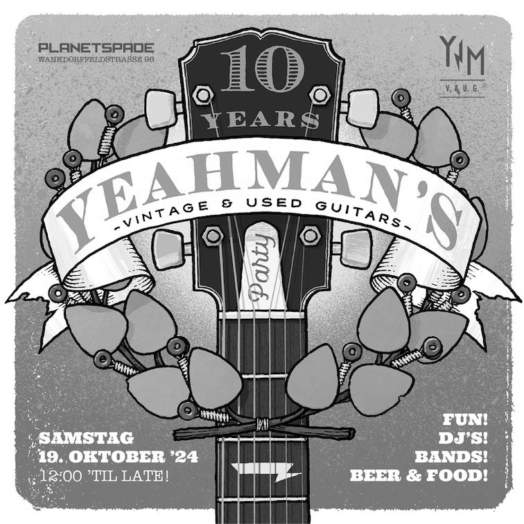 Yeahman‘s Guitars 10th Anniversary After-Party