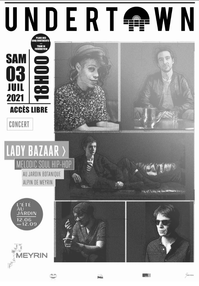 Lady Bazaar - Concert au jardin botanique alpin de Meyrin