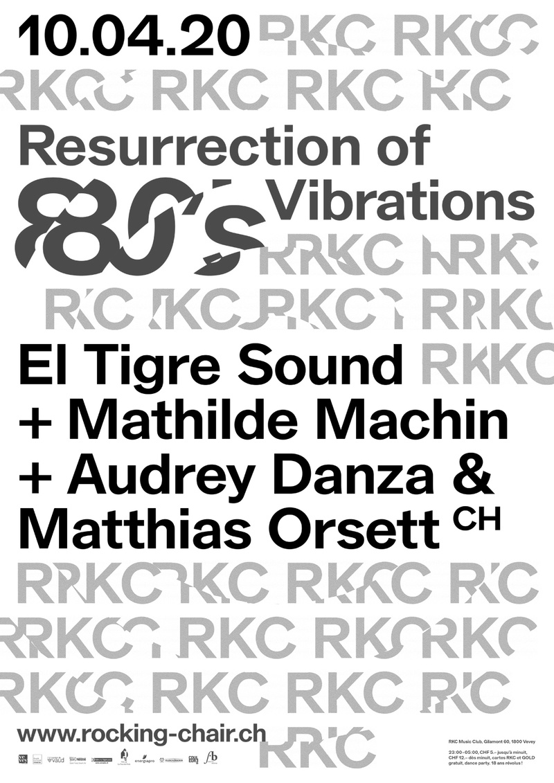 Resurrection of 80’s Vibrations : El Tigre Sound + Mathilde Machin + Audrey Danza & Matthias Orsett (CH)