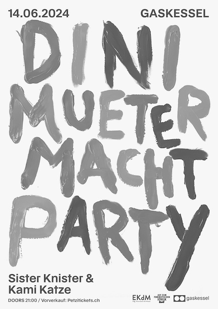Dini Mueter macht Party