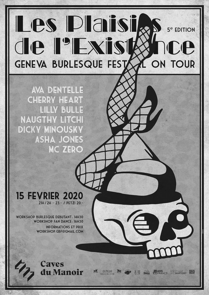 Les Plaisirs de l’Existence - Soirée de lancement du Geneva Burlesque Festival 2020