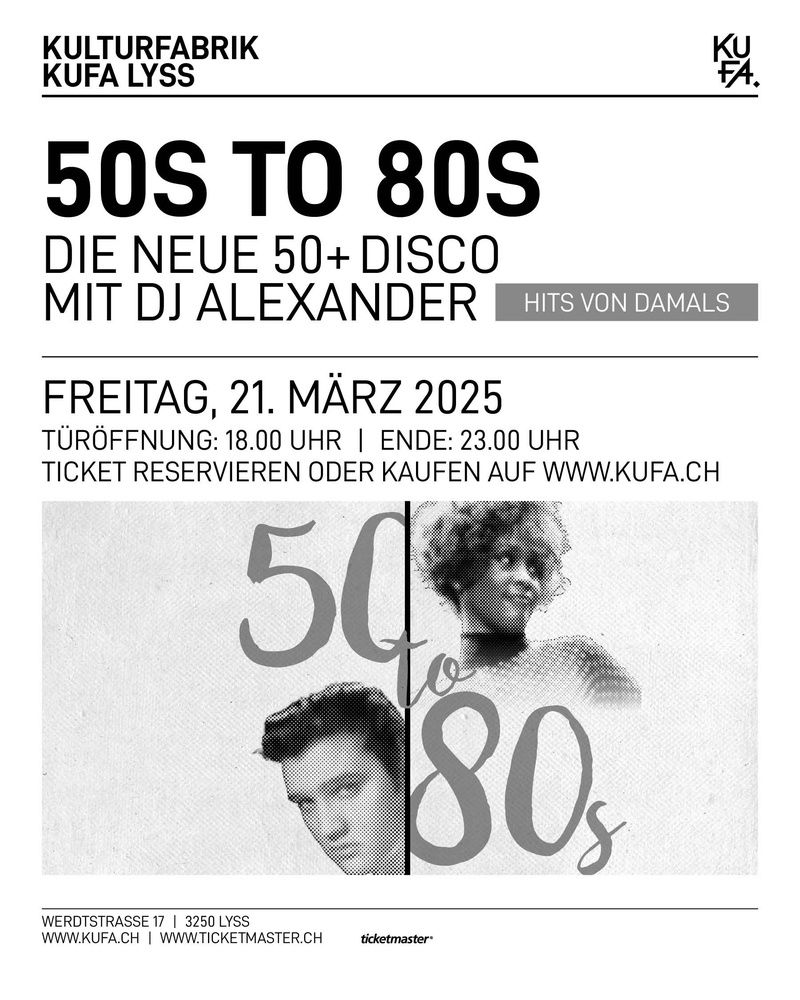 50s to 80s