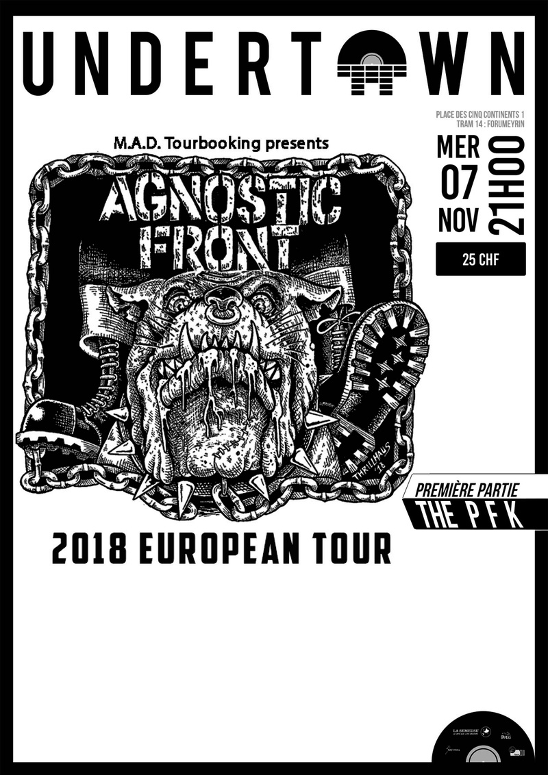 AGNOSTIC FRONT, Colossus Fall, The PFK / Undertown