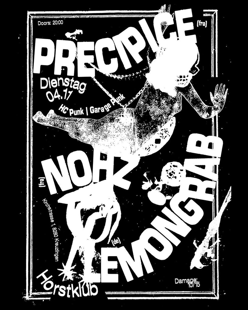 PRÉCIPICE (FR) + NOHZ (FR) + LEMONGRAB (DE)