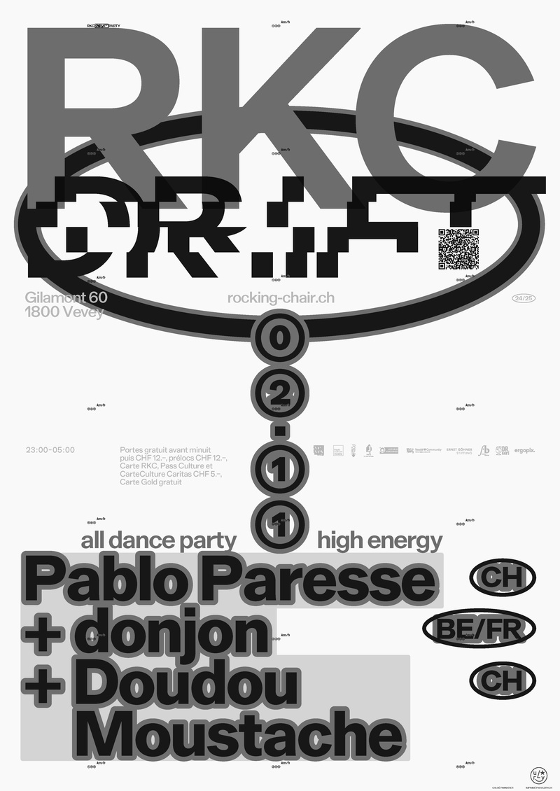 Drift : Pablo Paresse (CH) + donjon (BE/FR) + Doudou Moustache (CH)