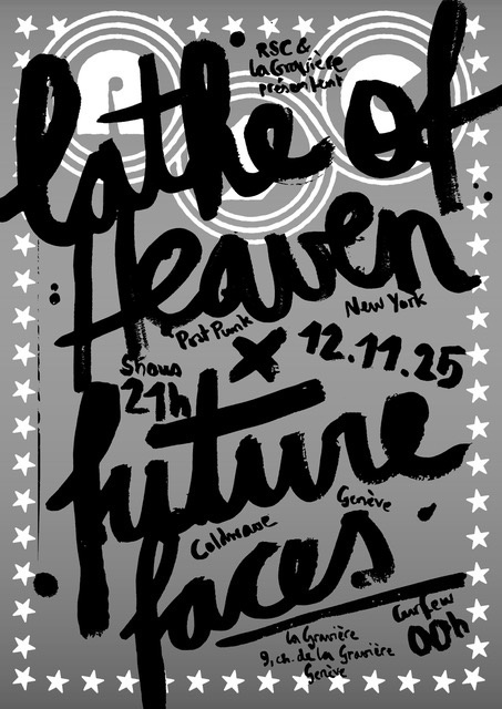 ROOSEVELT RECORDS x LIVE! : LATHE OF HEAVEN [USA] + FUTURE FACES [CH]