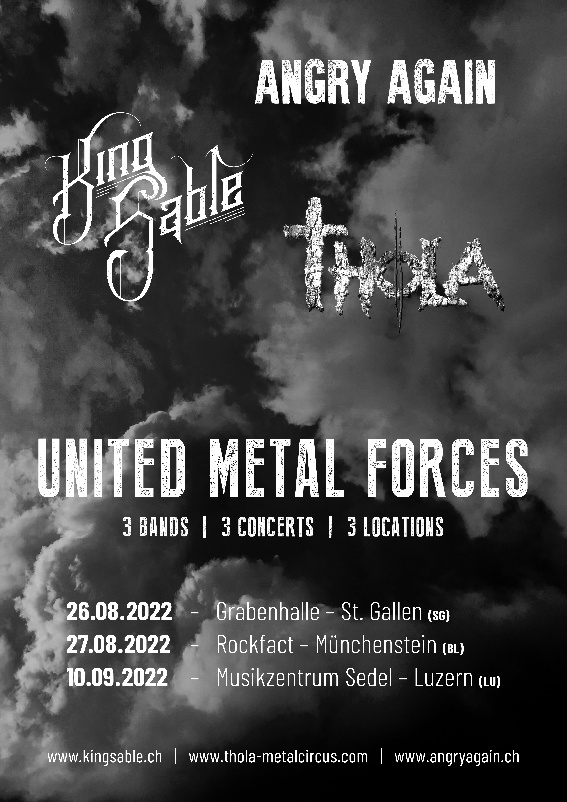 United Metal Forces with Thola, Angry Again and King Sable