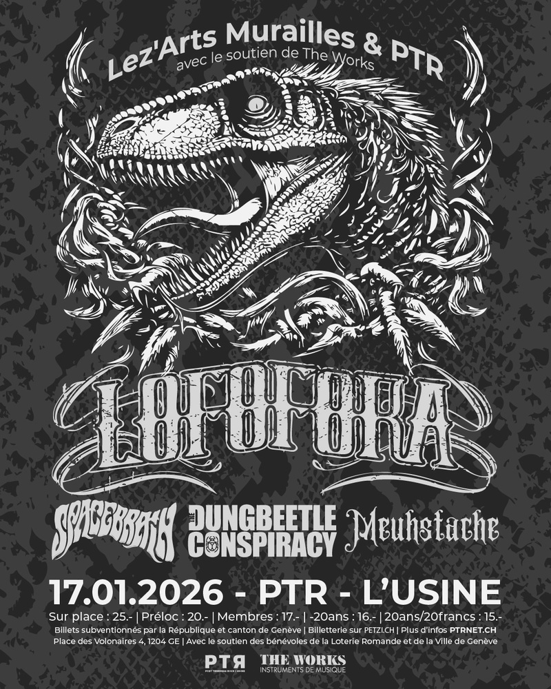 LOFOFORA, Meuhstache, The Dungbeetle Conspiracy, Spacebrain - LEZ'ARTS MURAILLES FESTIVAL #3