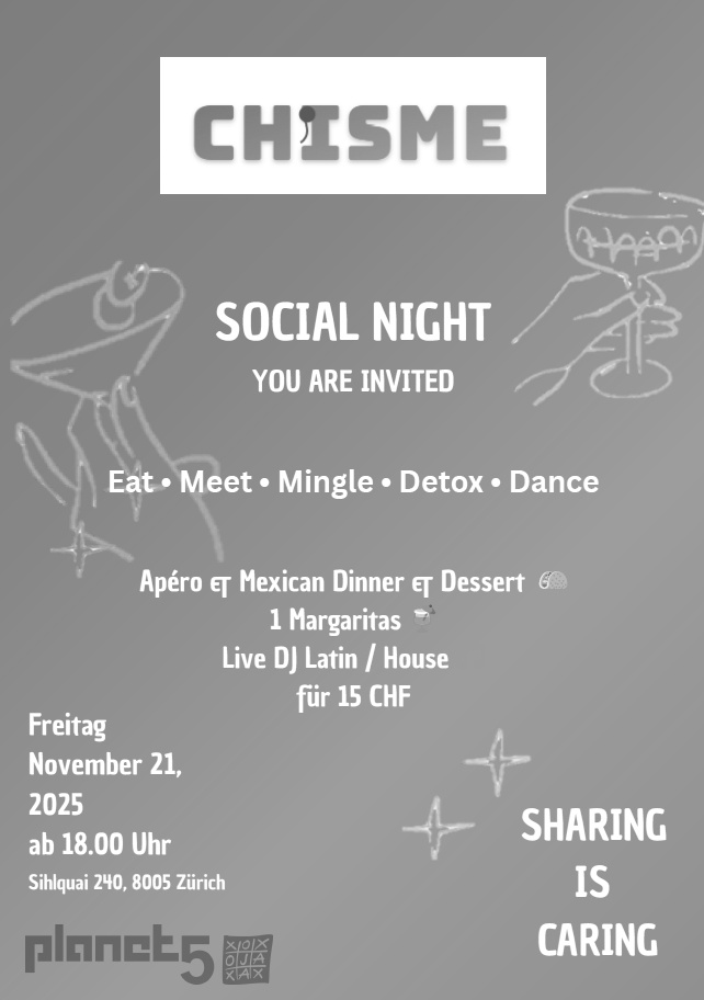 CHISME lädt ein zur Social Night