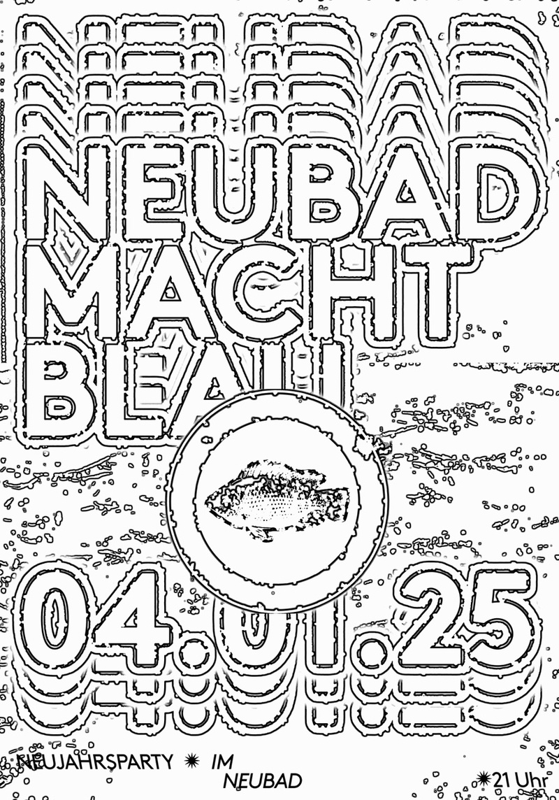 Neujahrsparty: Neubad macht blau