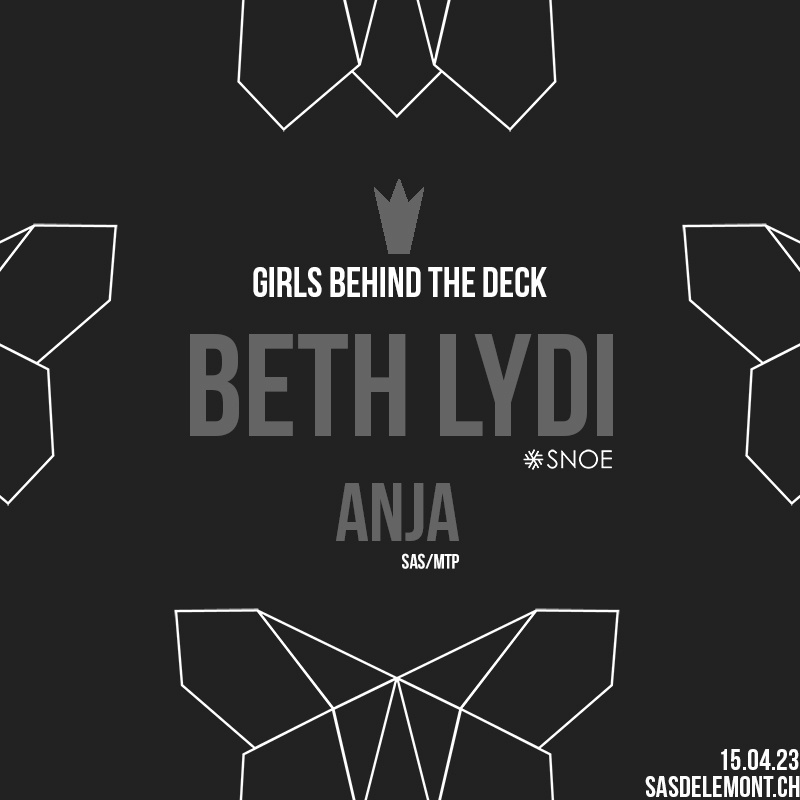 GIRLS BEHIND THE DECK / BETH LYDI / DJ ANJA