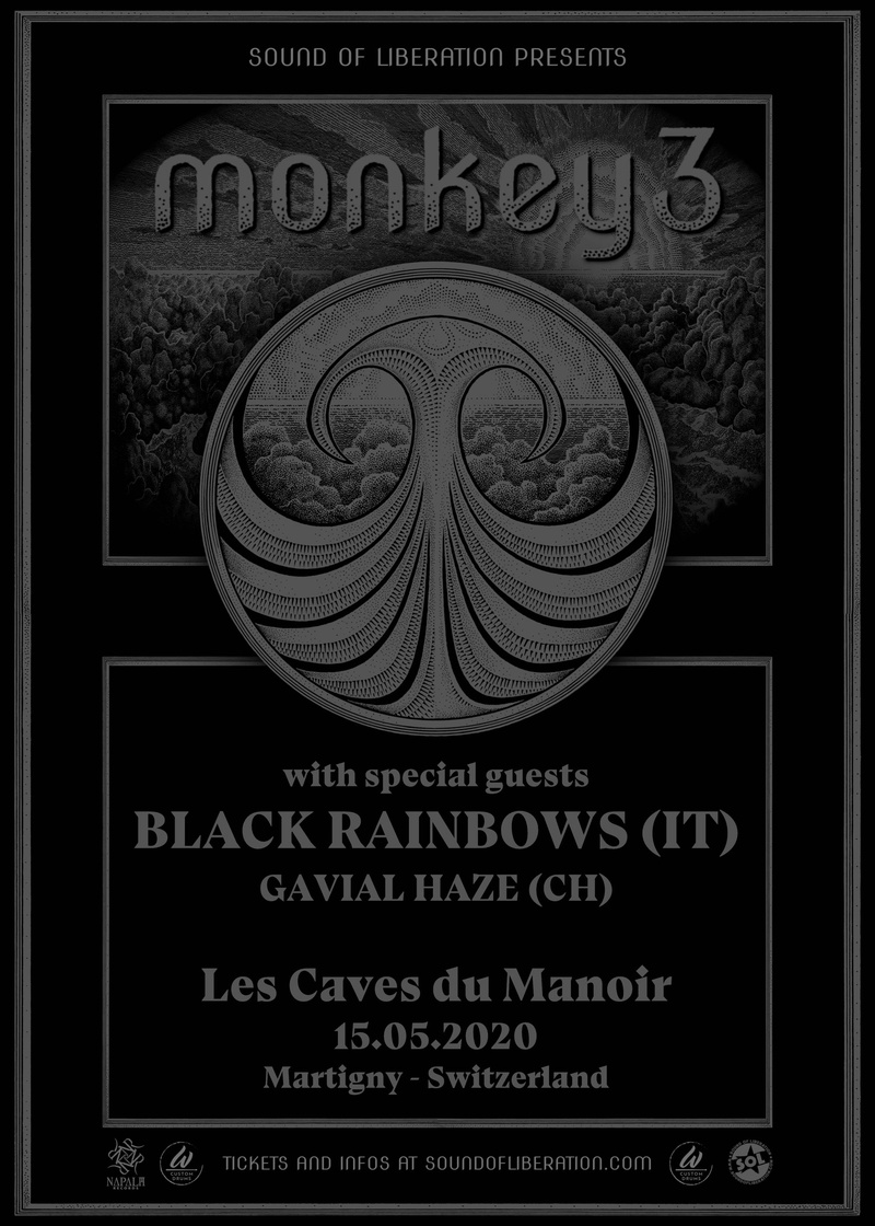 Monkey3 – Black Rainbows – Gavial Haze