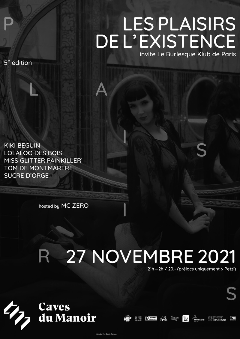 Les Plaisirs de l’Existence invite Le Burlesque Klub de Paris