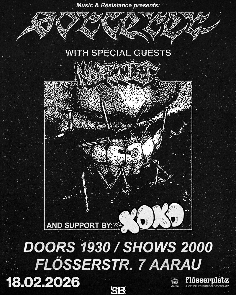 Sorcerer (FR) + No Relief (UK) + XOXO (CH)