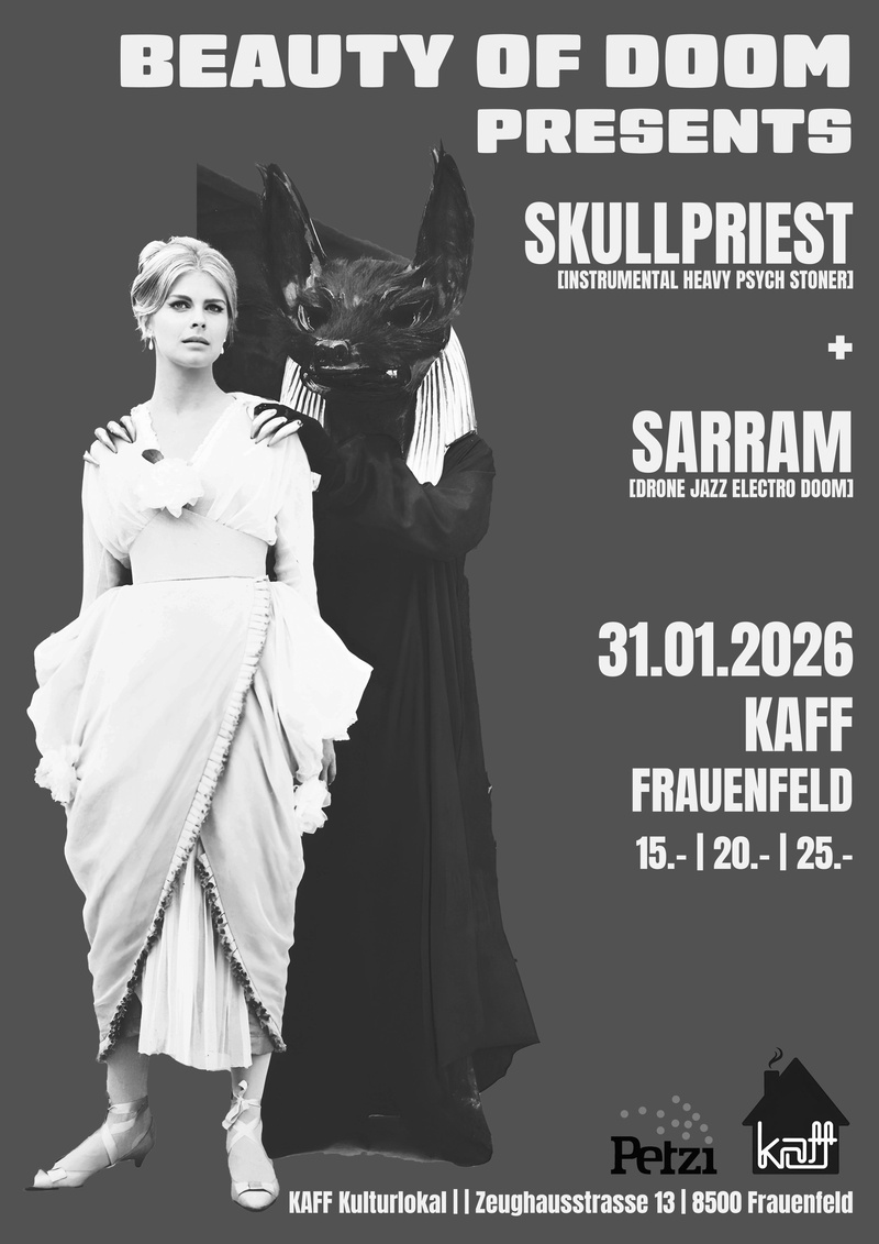 Skullpriest (CH) & Sarram (IT) presented by Beauty of Doom