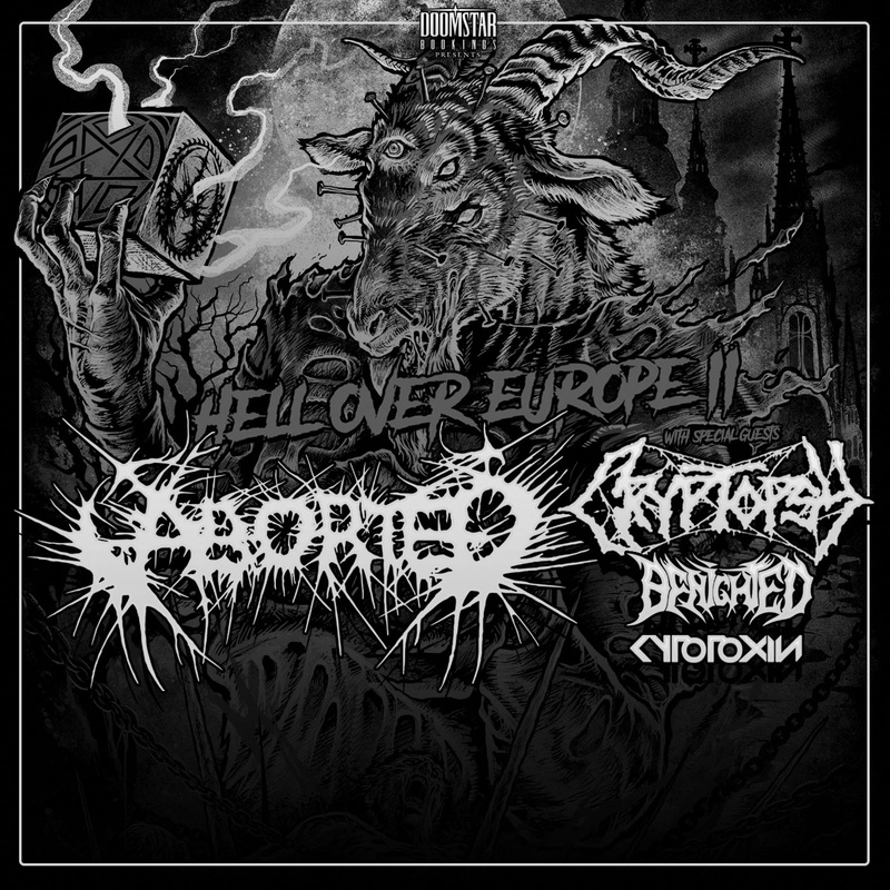 Hell Over Europe 2: Aborted, Cryptopsy, Benighted, Cytotoxin