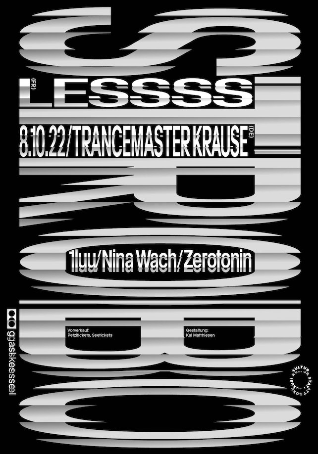 STROBO w/ Lessss (FR), Trancemaster Krause(DE), 1luu, Nina Wach & Zerotonin