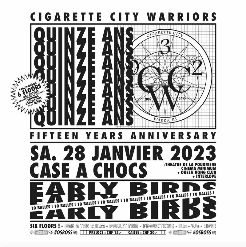 15 ans Cigarette City Warriors