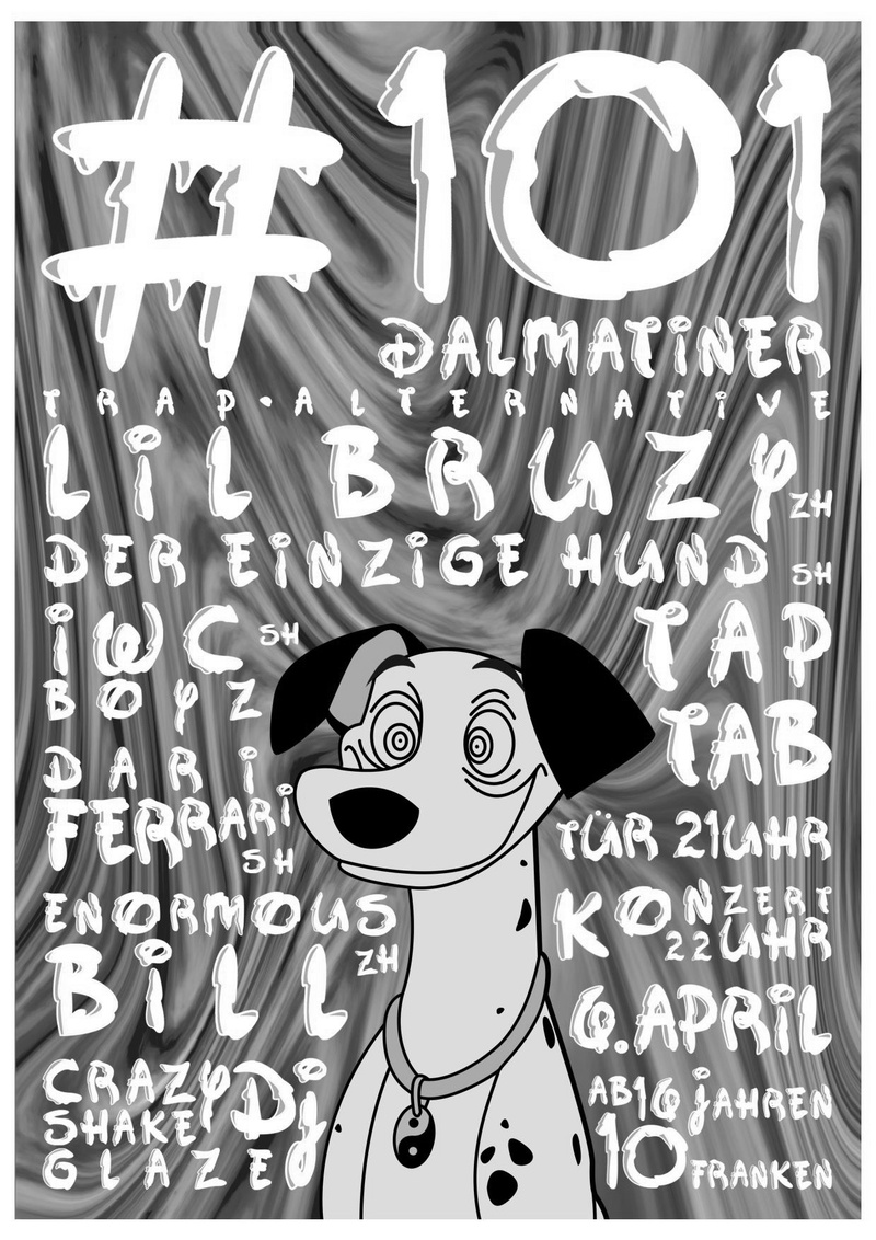 Lil Bruzy (ZH), Der einzige Hund (SH), Enormous Bill (ZH), Dari Ferrari (SH), IWC Boyz (SH)