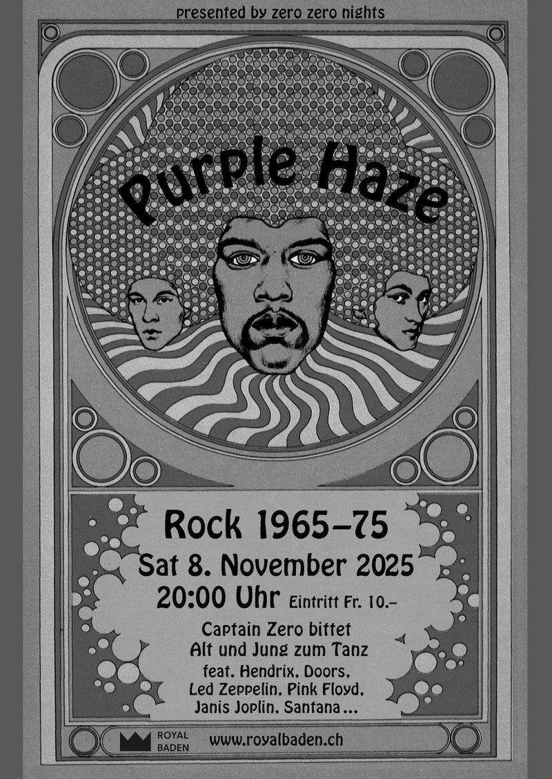 CAPTAIN ZERO PRESENTS: PURPLE HAZE