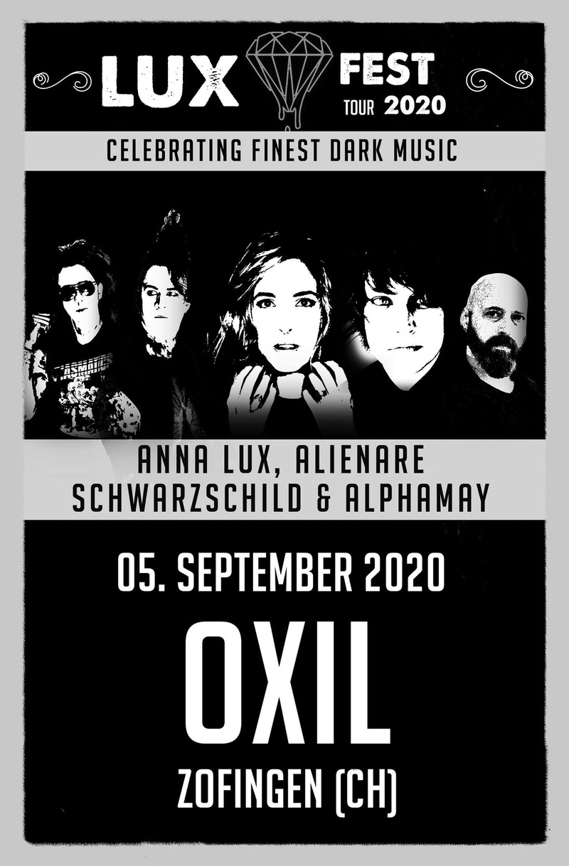LUX Fest- Anna Lux/ Alienare/ Alphamay/ Schwarzschild