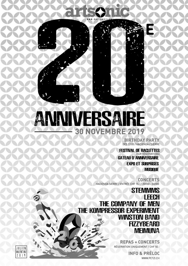 20 Ans Artsonic - Leech, Stemmms, Meimuna, Company of Men & More !