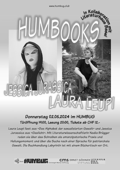 HUMBOOKS x Literaturhaus Basel: Laura Leupi | Jessica Jurassica