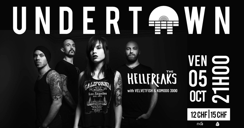 The Hellfreaks, Velvetfish & Komodo 3000 | Undertown