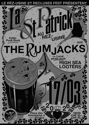 THE RUMJACKS + HIGH SEA LOOTERS - SPÉCIALE ST PATRICK !