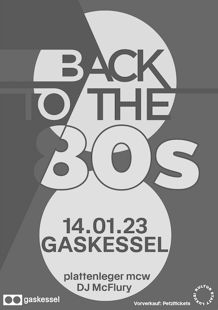 Back to the 80's I Gaskessel Bern