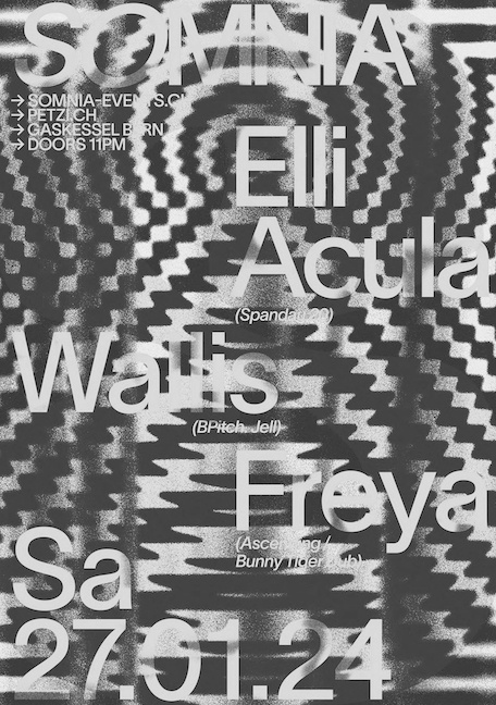 Somnia w/ Elli Acula (DE), Wallis (FR) & Freya