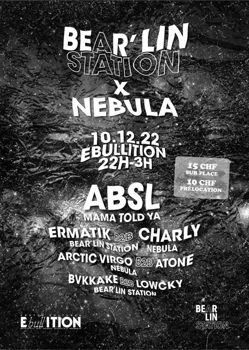 BEAR'LIN SATION X NEBULA //EBULLITION