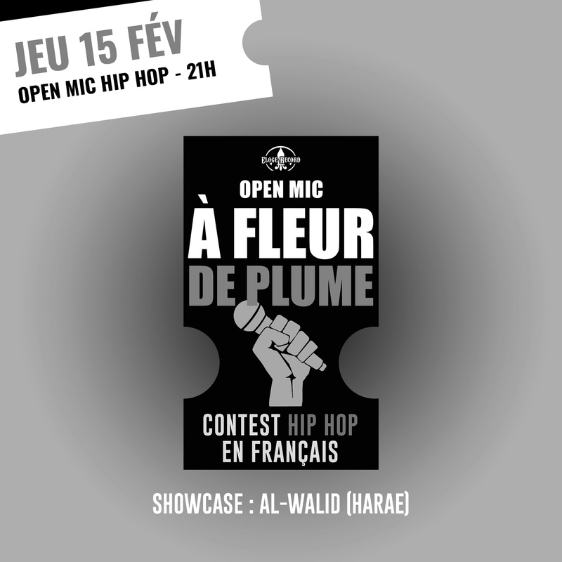 À FLEUR DE PLUME Open Mic Hip Hop