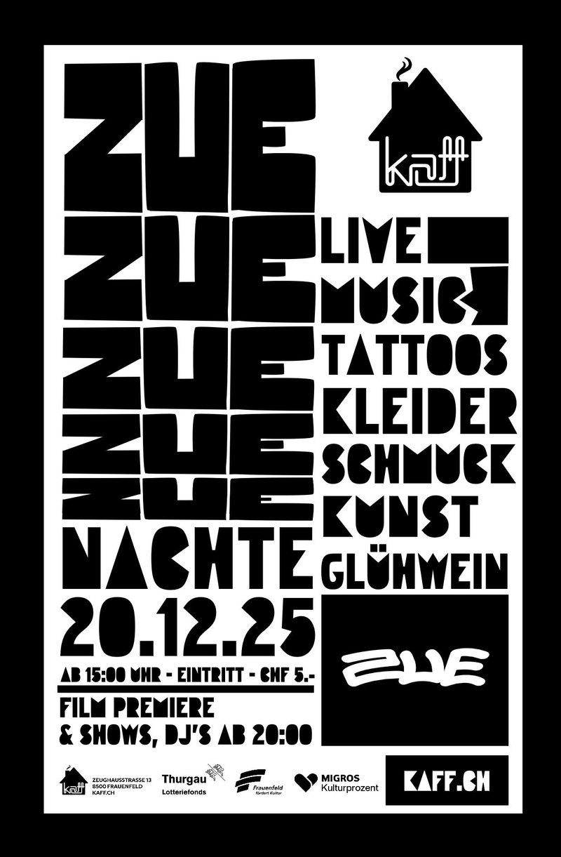 Zuenachte: Pop-Ups, Konzerte, Rave