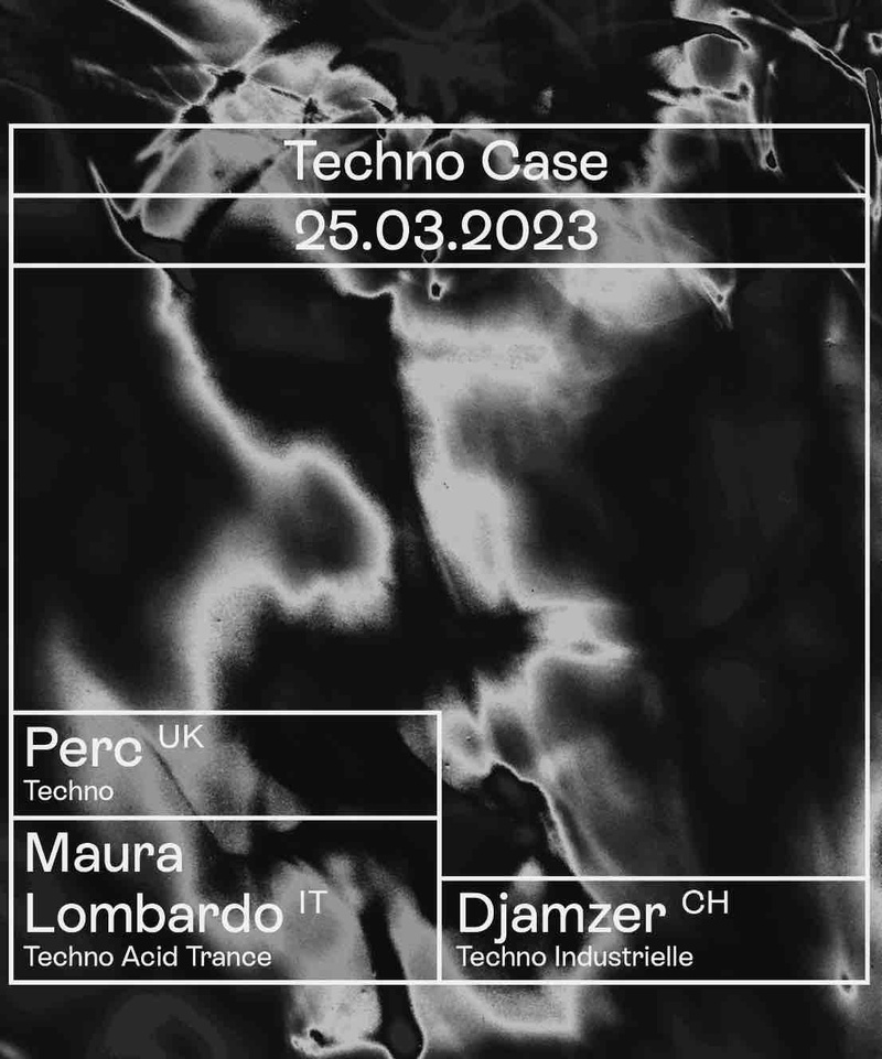 TECHNO CASE W/ PERC (UK), MAURA LOMBARDO (IT) & DJAMZER (CH)