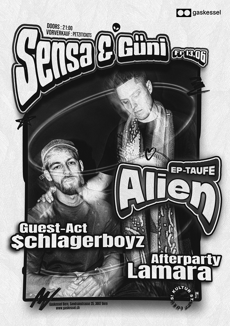 Sensa & Güni: EP-Taufe "Alien" I Gaskessel Bern