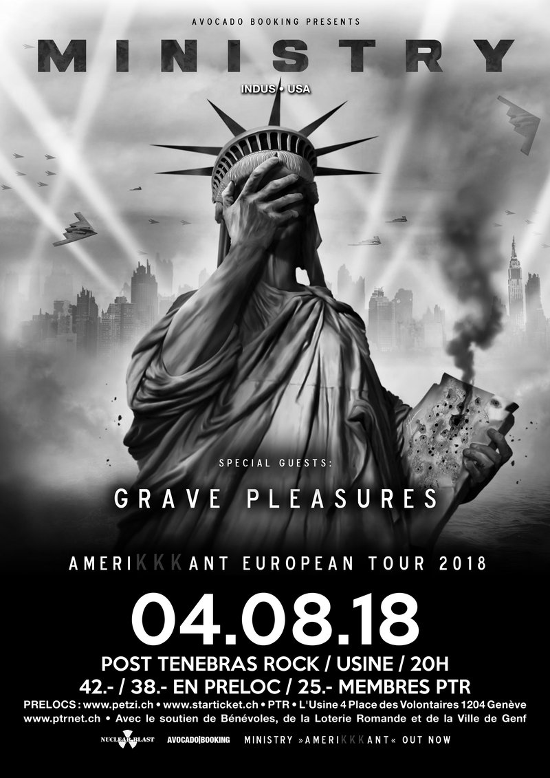 MINISTRY + Grave Pleasures / Indus - Post Punk