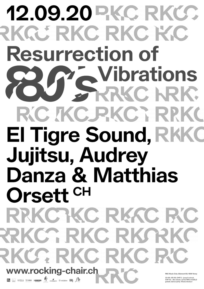 Resurrection of 80’s Vibrations : El Tigre Sound + Jujitsu + Audrey Danza & Matthias Orsett (CH)