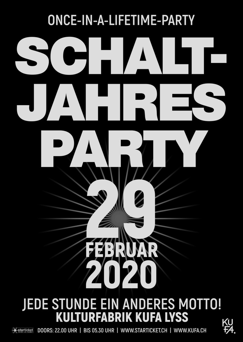 Schaltjahres Party