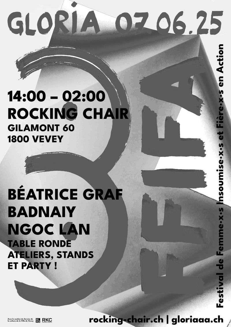 FFIFA - FESTIVAL DE FEMME·X·S INSOUMISE·X·S ET FIÈRE·X·S EN ACTION BADNAIY + BÉATRICE GRAF + NGOC LAN + TABLE RONDE, ATELIERS, STANDS